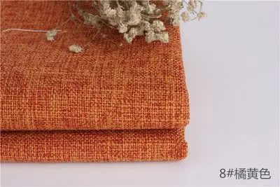 11 Искусственная льняная ткань для диванных подушек DIY ремесло швейная ткань обивка ткань 45*145 см/шт L03 - Цвет: 11