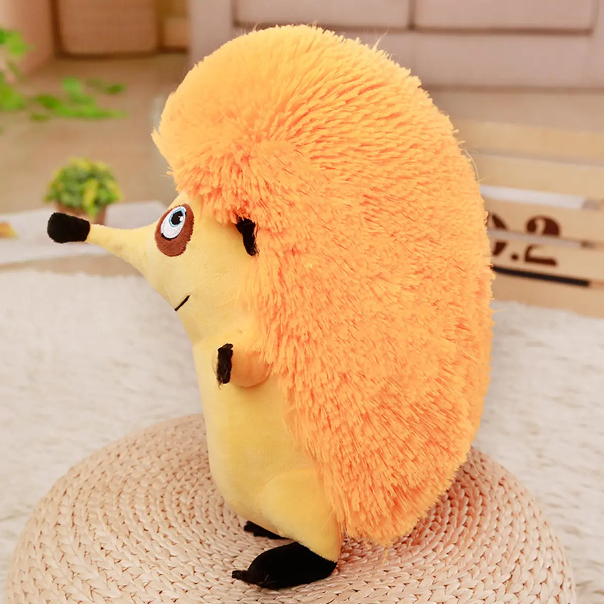 Фото 1PCS 32cm/40cm/48cm Cute Soft Funny Hedgehog Animal Doll Stuffed Plush Toy Child Kids Home Wedding Party Toys for Children gift Игрушки и 1PCS 32cm/40cm/48cm Cute Soft Funny Hedgehog Animal Doll Stuffed Plush Toy Child Kids Home Wedding Party Toys for Children gift Игрушки и