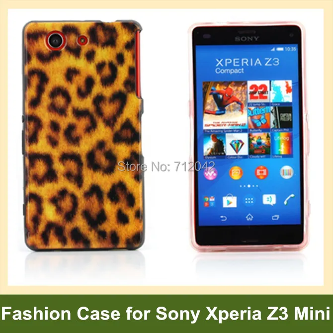 OEEKOI леопард Зебра Принт мягкий гель ТПУ чехол для sony Xperia Z3 Compact/Z3 мини M55w