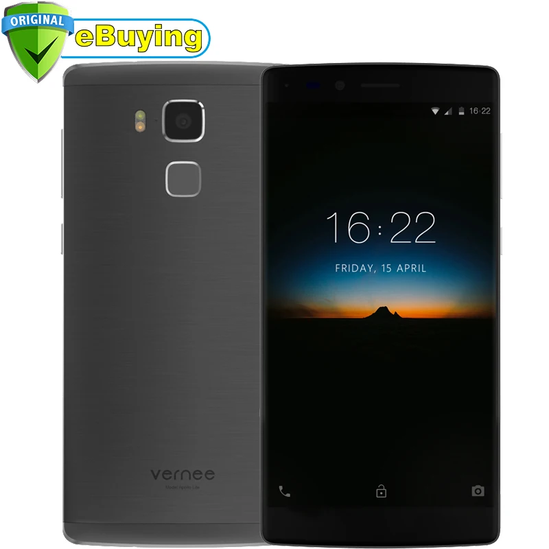 Оригинальный 5.5 "vernee Apollo Lite 4 г смартфон Android 6.0 MTK6797 Дека core ГБ + 32 16.0MP touch ID 3180 мАч