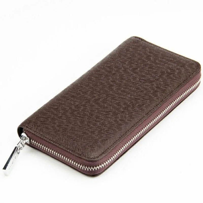 Модный винтажный Длинный кошелек для женщин и мужчин Кожаный