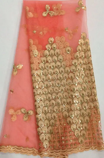 Новейшие французские нигерийские кружева ткани высокого качества тюль