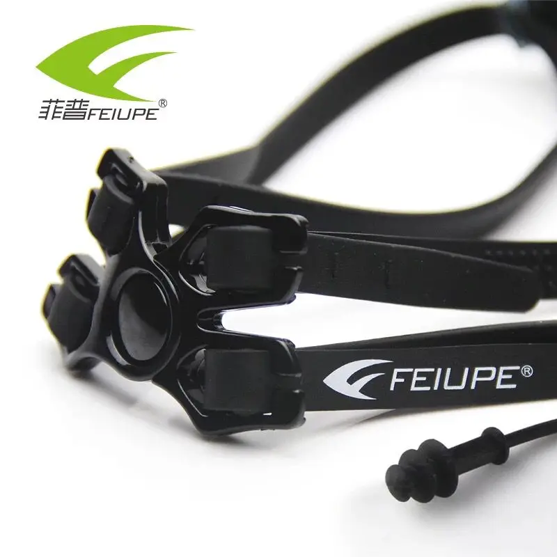 Очки для плавания силиконовые очки дайвинга анти туман УФ HD мужчин детей