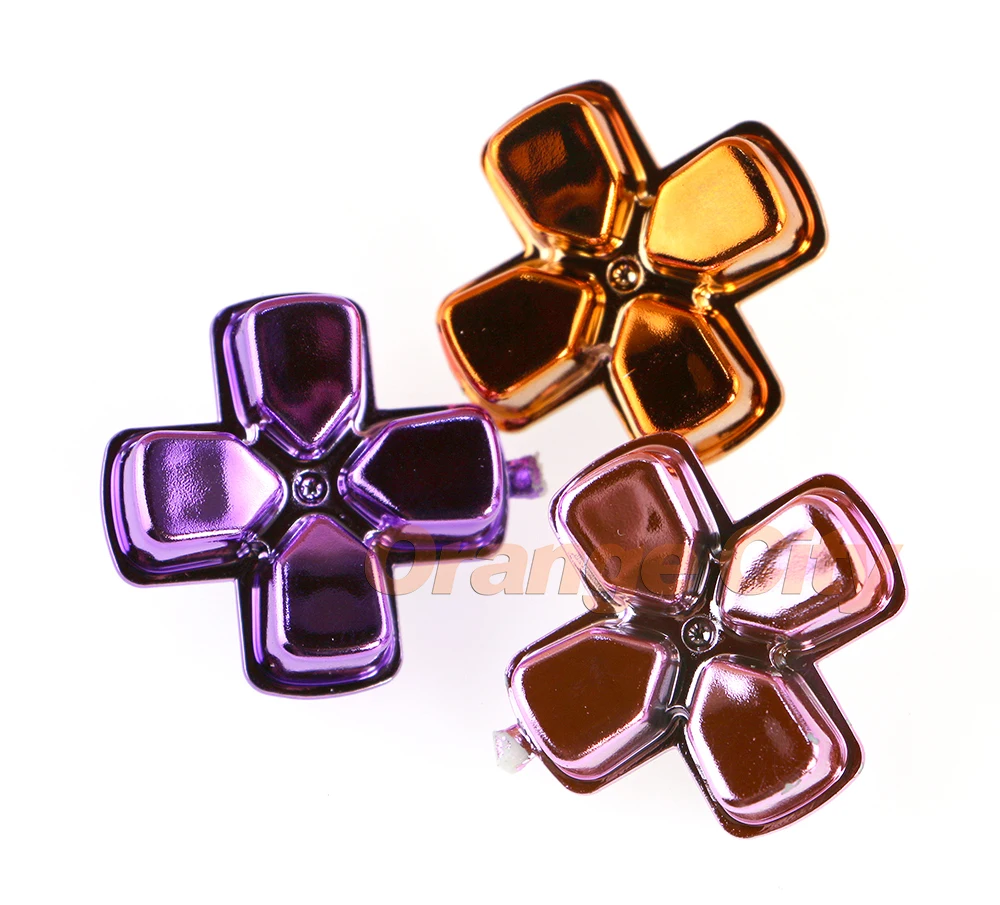 50 шт./лот многоцветные хромированные перекрестные кнопки контроллера для