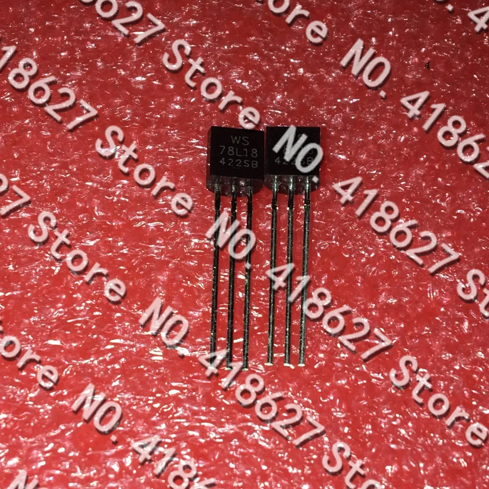 200 шт./лот линейный транзистор 78L18 WST78L18 TO-92 18 в трехклеммный регулятор