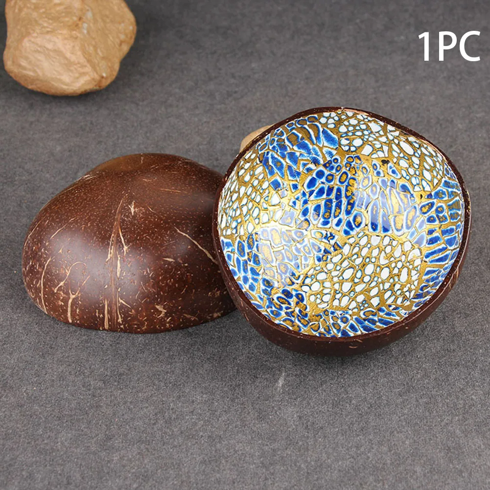 Миска для хранения конфет, украшение, натуральное блюдо, Кокосовая Скорлупа, нетоксичные фрукты, экологически чистые
