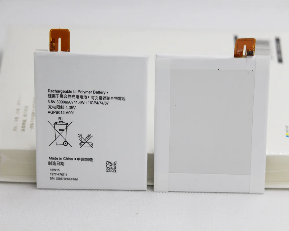 20 шт./лот 3000 мАч AGPB012-A001 батарея для Sony ST27 ST27i Xperia go ST27a Замена батарей мобильных
