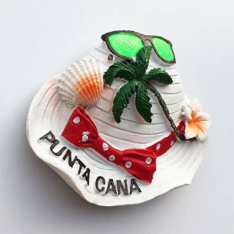 Наклейка на холодильник в форме колпачка для путешествий пейзаж магнит домашний