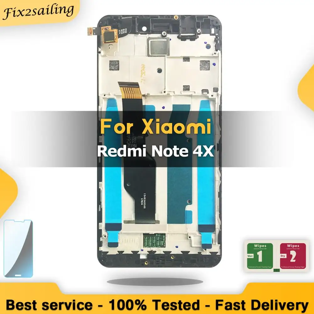 Супер ЖК дисплей для Xiaomi Redmi Note 4X дигитайзер сенсорного экрана в сборе с