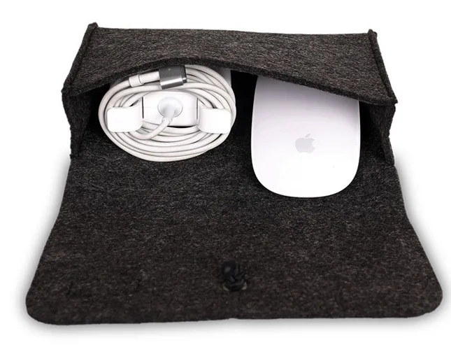 Цифровая сумка для хранения шерстяная фетровая Macbook ноутбука адаптация и
