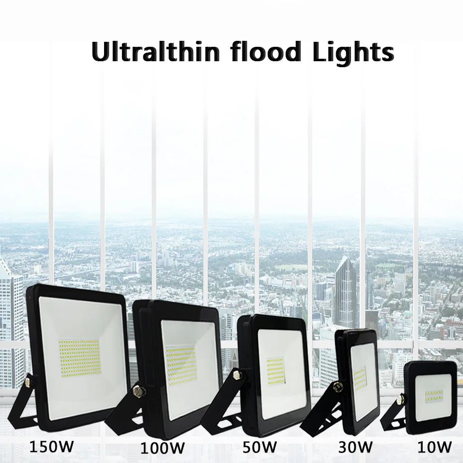 Светодиодный прожектор SMD5730 10 Вт 30 50 100 150 наружный сад Led AC180 265V IP66 алюминиевый