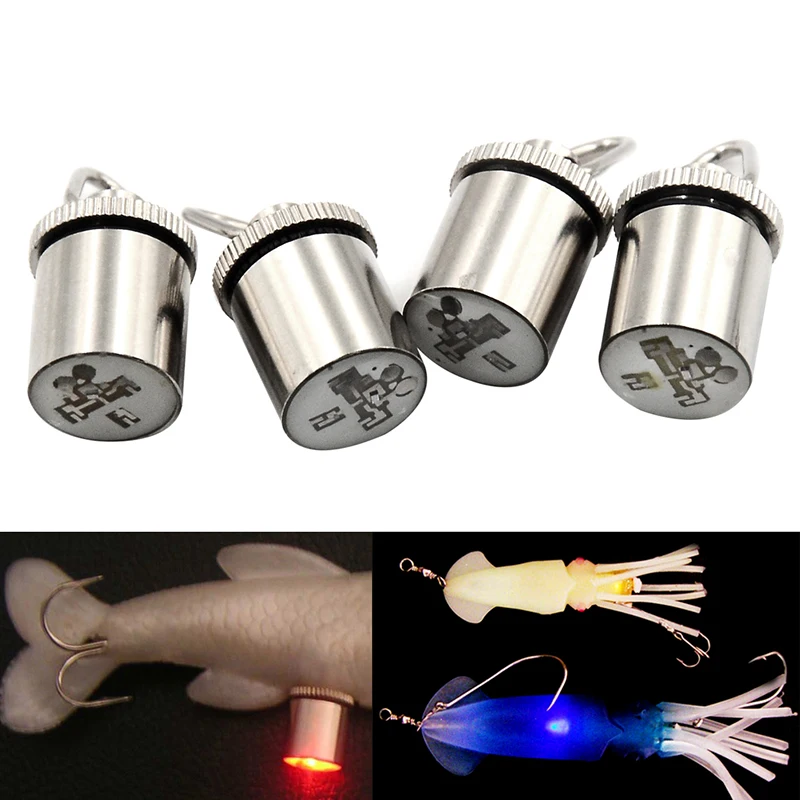 1pcs Hot Underwater Fish Attraction Lamp Lure LED Flashing Fishing Light Squid Bait Lures | Спорт и развлечения