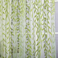 sheers curtains wholesale willow leaf tulles 3d window sheer curtains para living room cortinas curtains para bedroom kitchen