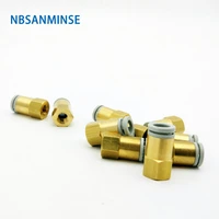 nbsanminse 10pcslot pcf m5 18 14 38 12 c female straight fitting plastic pneumatic push in air fitting for air vacuum