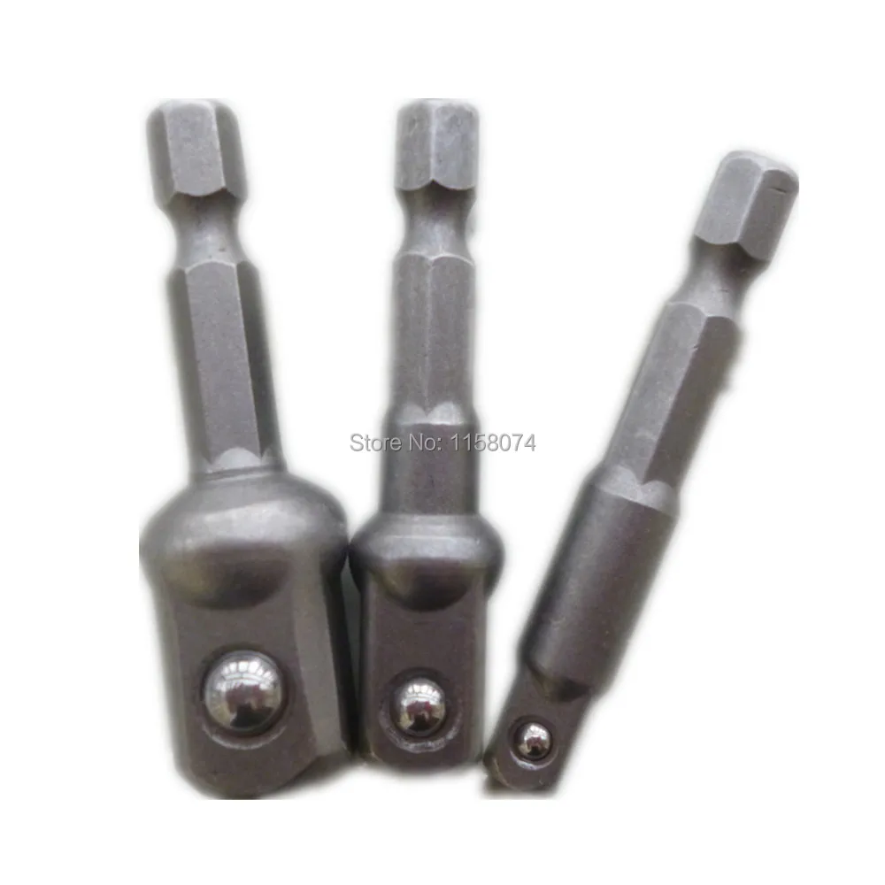 3 шт. 1/4 дюймовое шестигранное сверло с питанием отвертка гнездо стержень гаечный