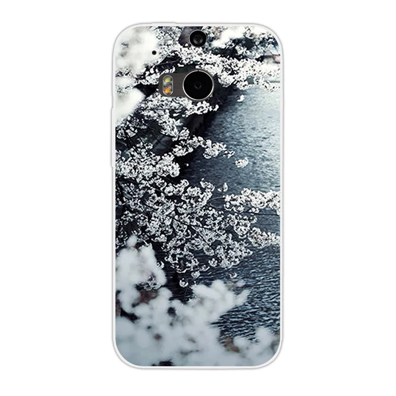 Для HTC One M8 M8S задняя крышка Мягкий ТПУ силиконовый чехол для прозрачный Чехол DIY M 8