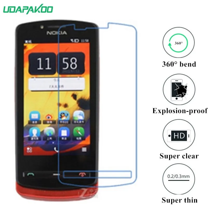 Udapakoo прозрачная защитная пленка из закаленного стекла для Nokia 700 Zeta/N700