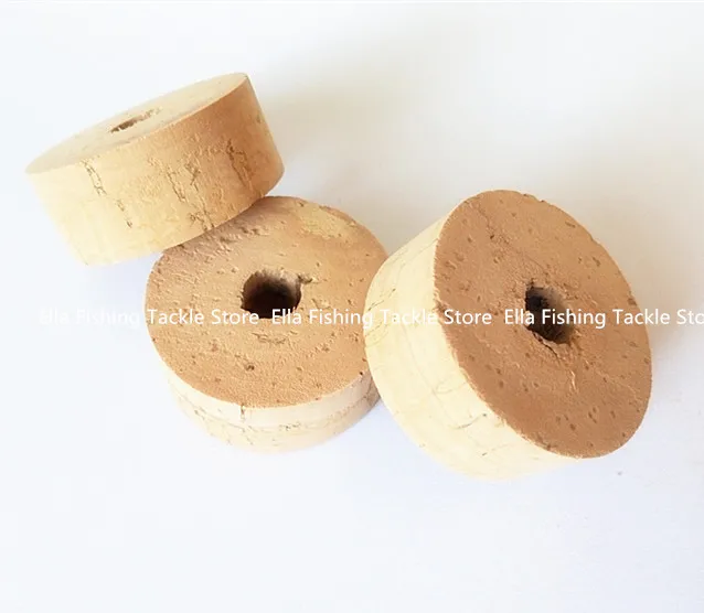 

Кольцо бренда Cork класс AAA (10 шт.) 1 1/4 "x 1/2" x 1/4 "с отверстием для удочки, ремонтные детали