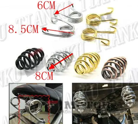 Мотоциклетное кожаное весеннее сиденье для Kawasaki Vulcan Classic VN 400 VN500 VN800 900 1200 1500 1600 2000