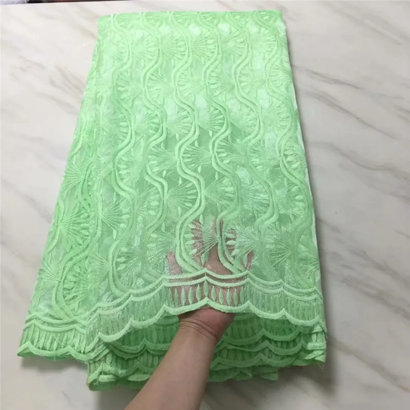 Кружевная ткань в нигерийском стиле для невесты фиолетовая кружевная