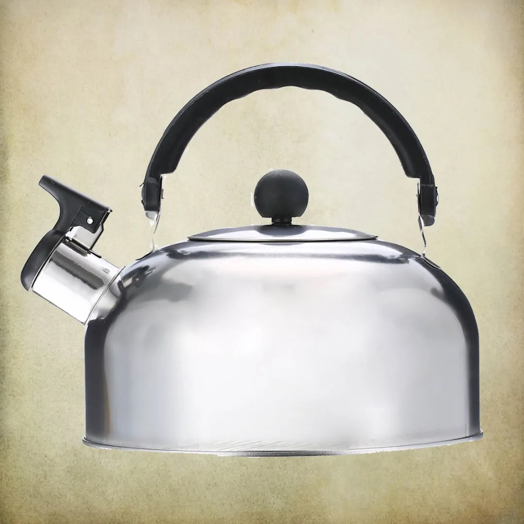 2000 мл Нержавеющая сталь свисток Чай чайник воды горшок тепла помощник ручка