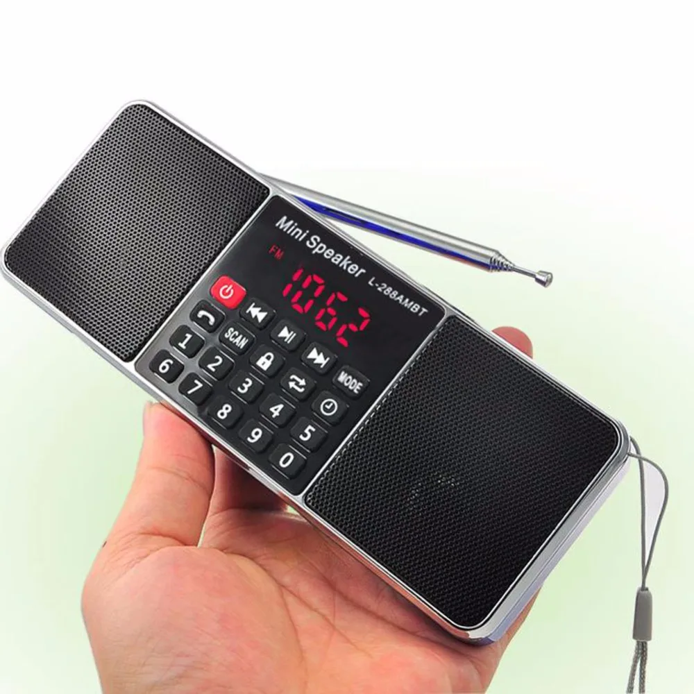 

1 Pc/Pack Portable Rechargeble FM Radio and MP3 Player with 2-Speaker