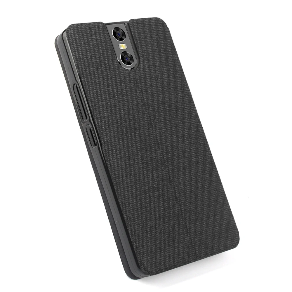 Doogee BL7000 чехол с откидной крышкой Роскошная подставка тканевая кожа Силиконовая