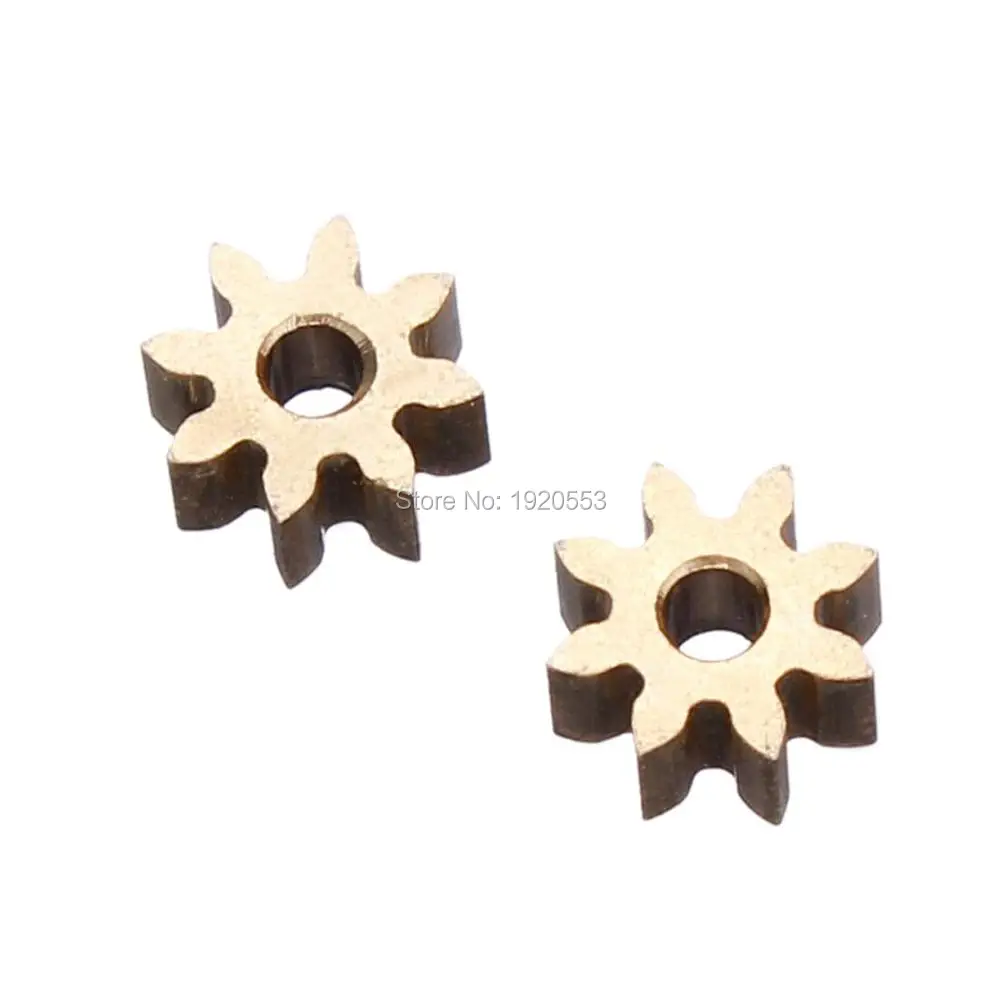 2 шт. Wltoys K.2.K110.014 металлические моторные шестерни запасные части для XK K110 K120 V966 V977 RC