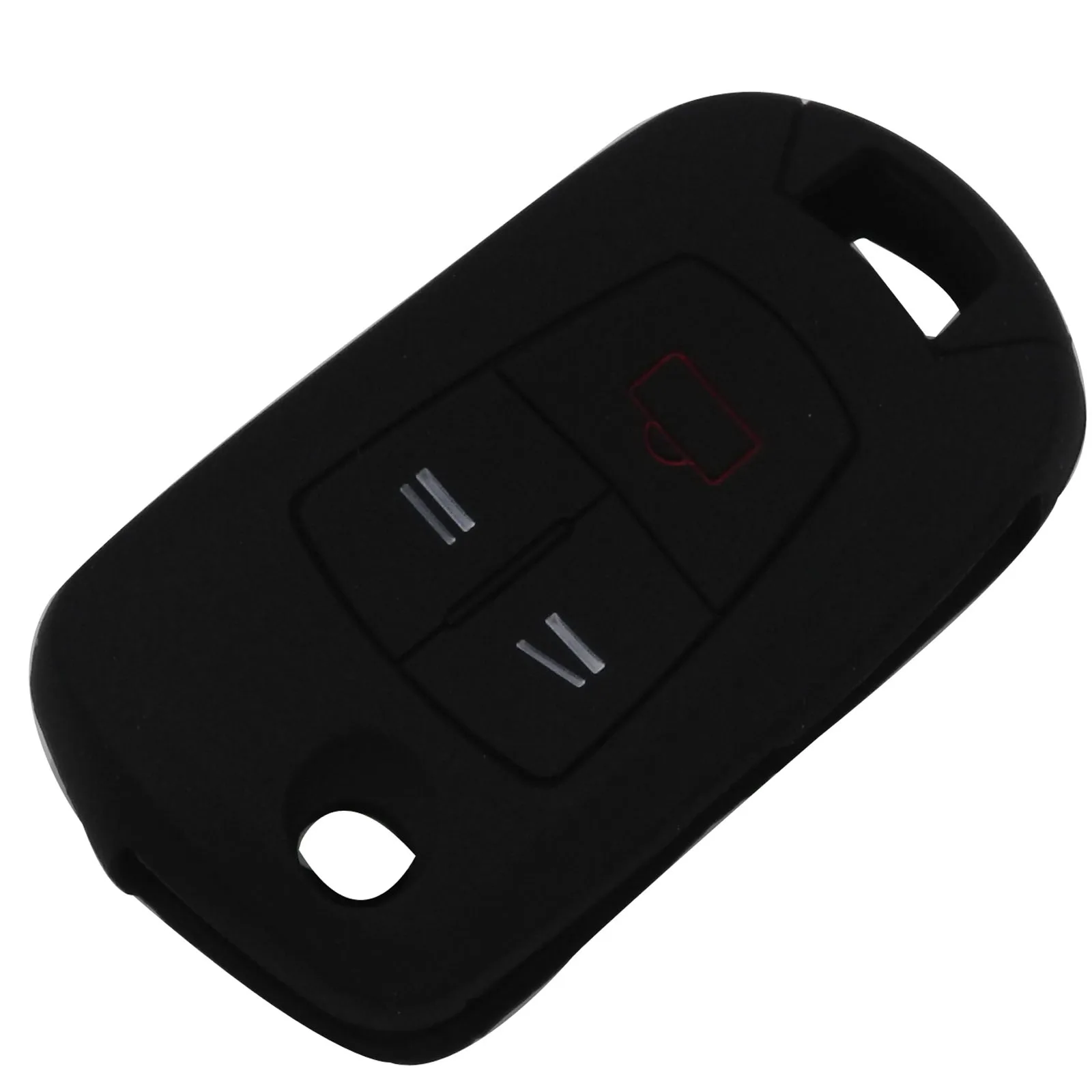 

Jingyuqin 3 buttons Luminous OPT. Silicone Car Key Case Cover for Opel Astra H Corsa D Vectra C Zafira Styling