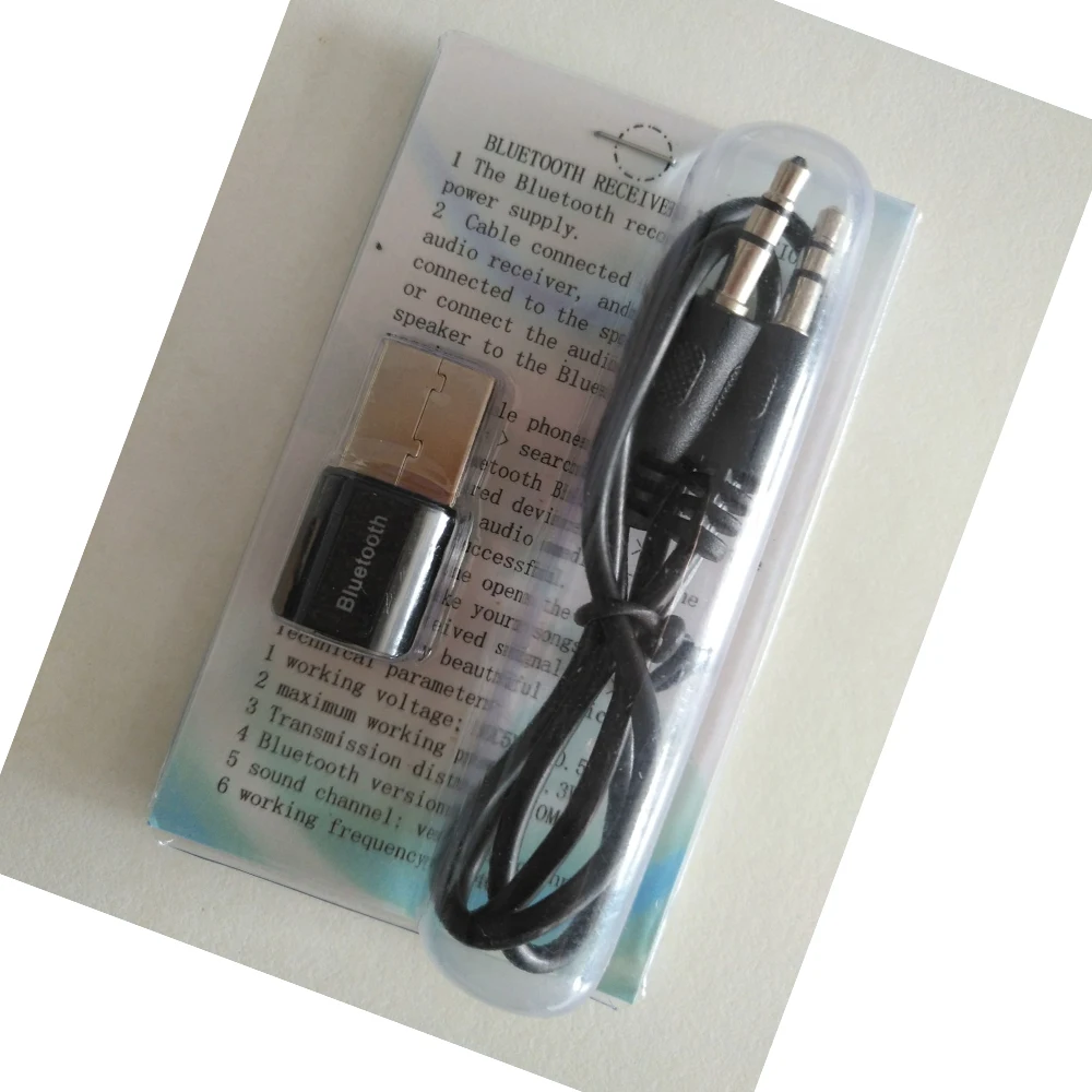 Portable Mini Bluetooth Receiver Adapter Stereo Music Wireless Speakers Audio Receptor USB 3.5mm RCA AUX for Amplifier | Электроника