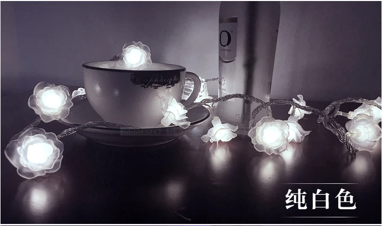 220В, 3м, 20LED, розы, цветы, сказочные гирлянды для рождества, Pario, домашний декор, свадебные, вечерние, гирлянды, украшение на стену