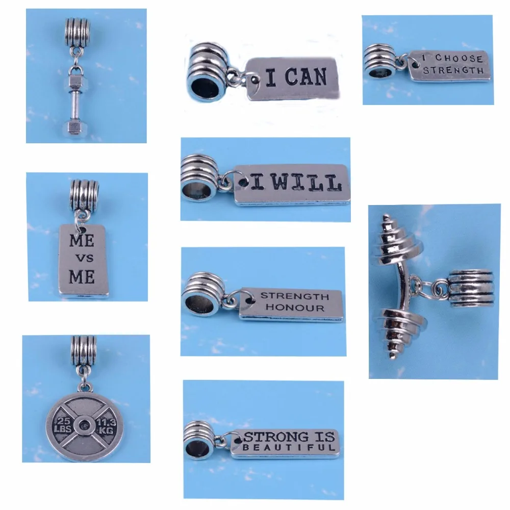 Подвеска Шарм для фитнес браслета|dangle charms|charm fitnesscharm dumbbell |