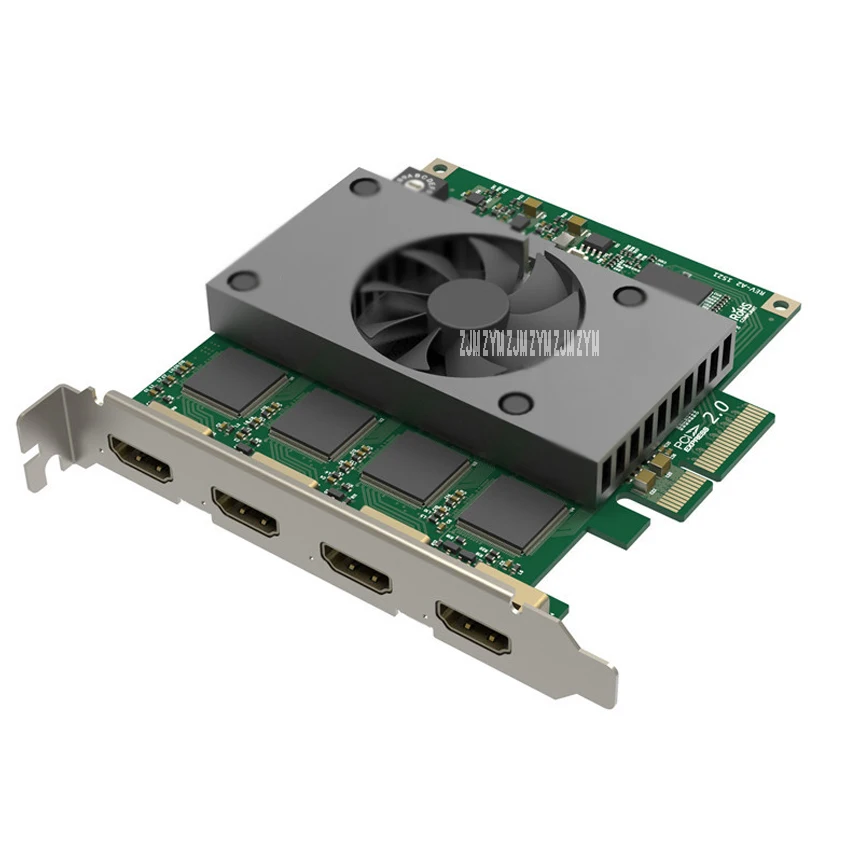 4 канальная HDMI совместимая карта видеозахвата PCI e 2 0 Pro Capture Quad совместимый вход