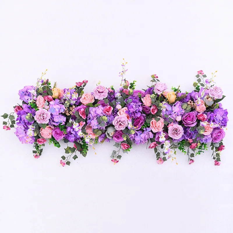 Роза Gydragea искусственный fllower ряд для DIY свадьба декоративная Арка платформа т