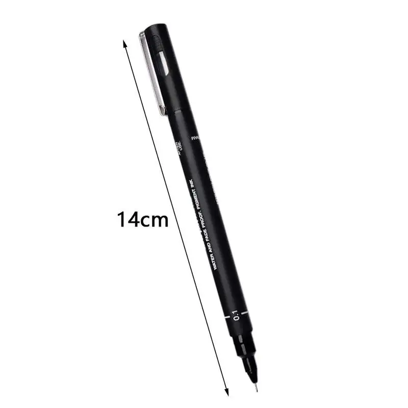 Fineliner Pigma Micron ручка для рисования 01 02 03 05 08 черная ручка тонкой линии Аниме Комикс ручка не цветущий прочный арт Маркеры Ручка