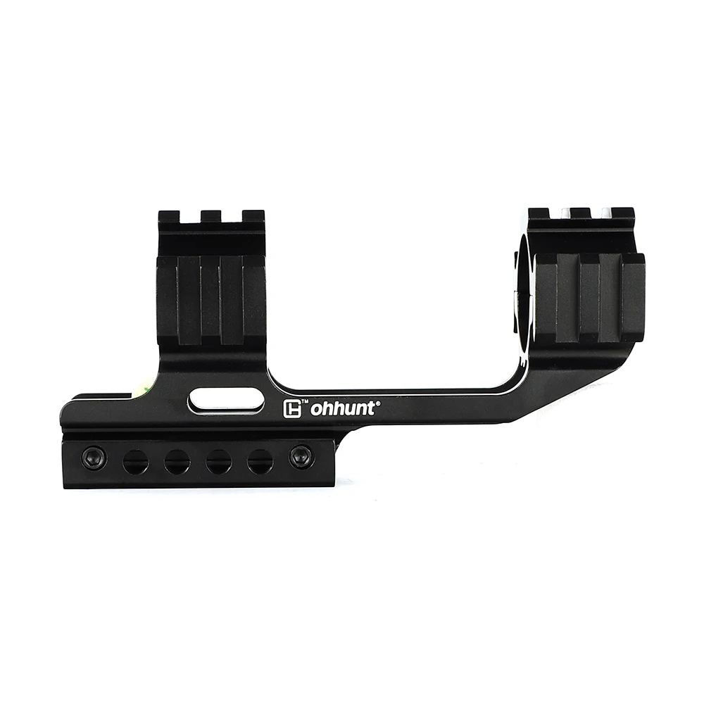 Ohhunt Тактический Riflescope Tri-Rail Mount Интегральные кольца с пузырьковым уровнем 25,4 мм до 30 мм основание 3-стороннее рельсовое основание