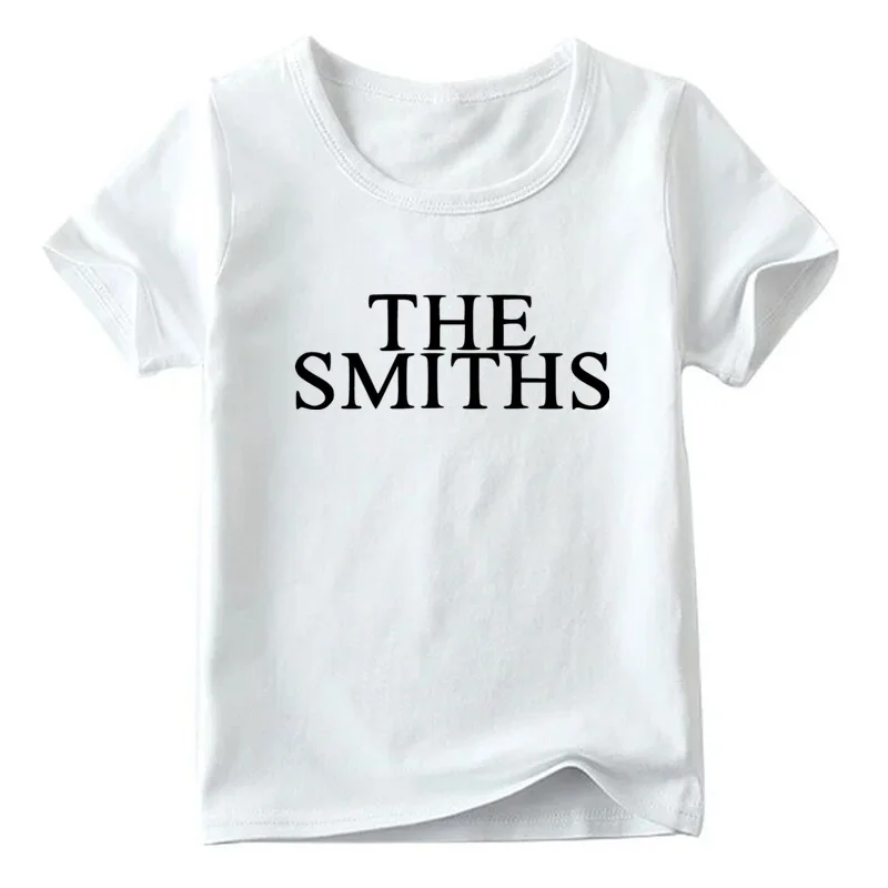 Детская футболка с принтом британской рок группы Smiths летние топы короткими