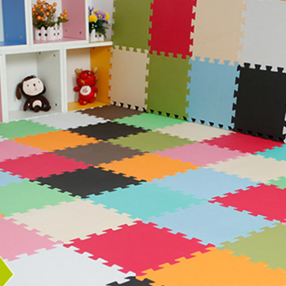 Новый 9 шт./лот EVA игровой мат из пены Блокировка упражнения плитки напольный