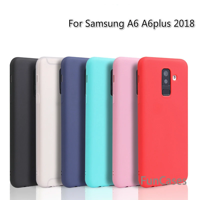 Для samsung Galaxy A6 A6plus 2018 Чехол Мягкий силиконовый чехол для задней панели мобильного