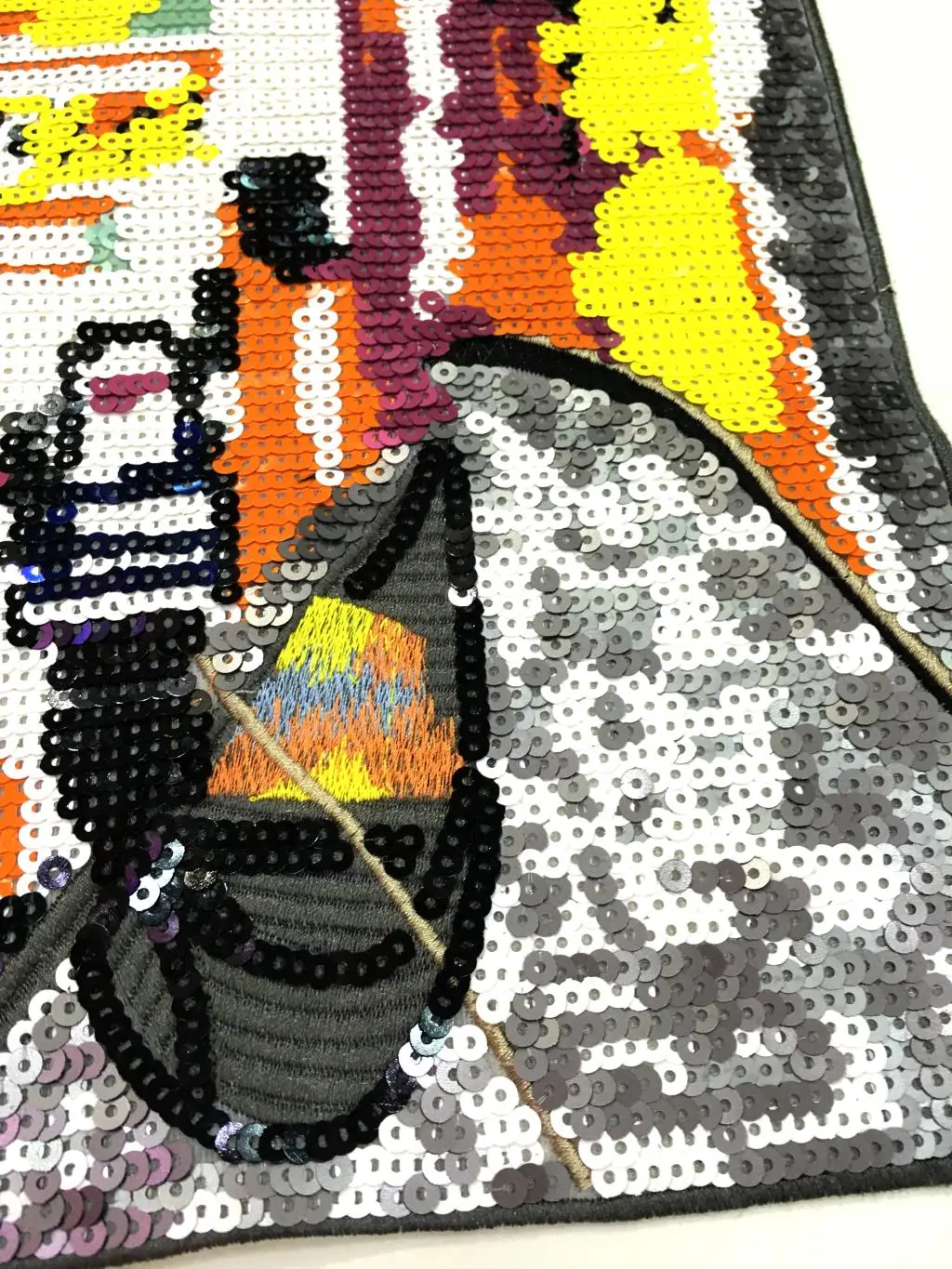 1 шт. большой блок масло Рисование моделирование sequints патч аппликация для DIY