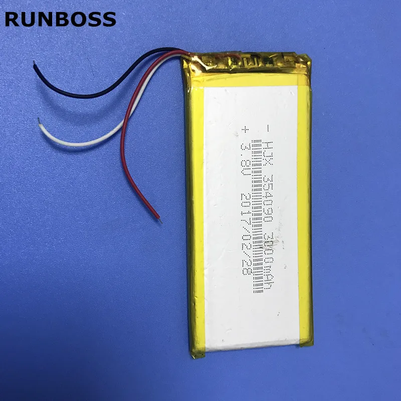 

3 провода кабель 354090 аккумулятор 3000mAh для смартфона