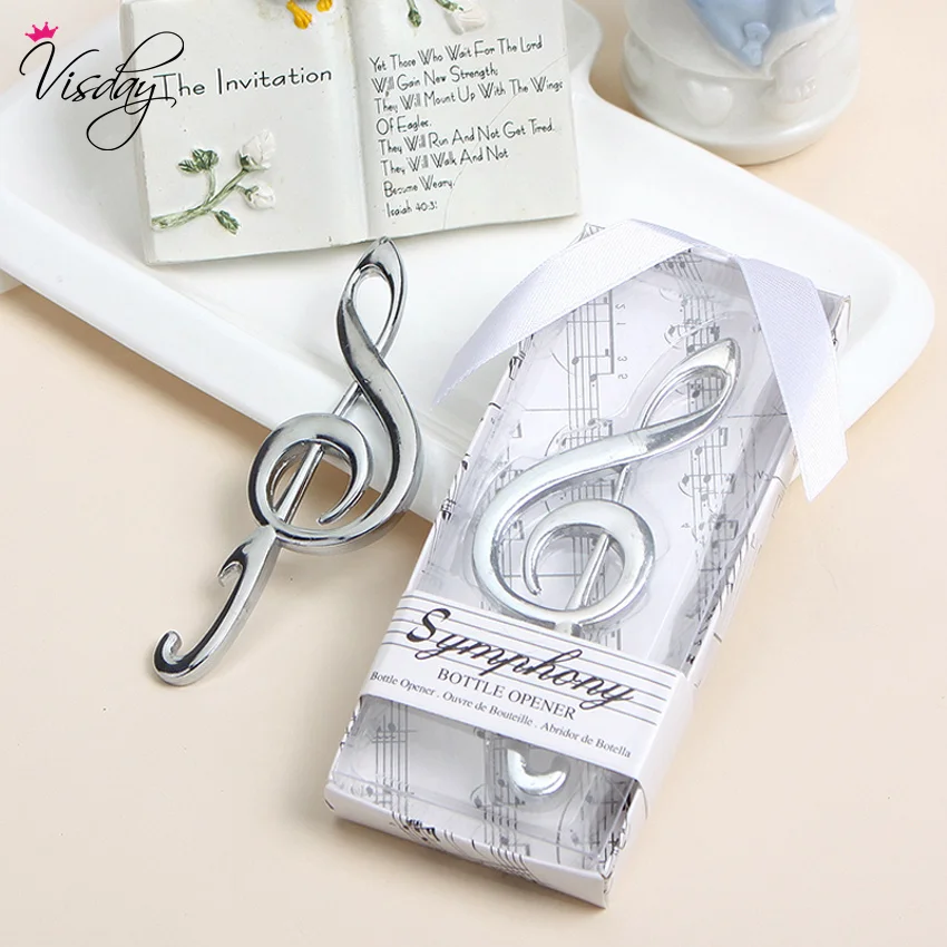 Бесплатная доставка музыкальный открывалка для бутылок свадебные сувениры и