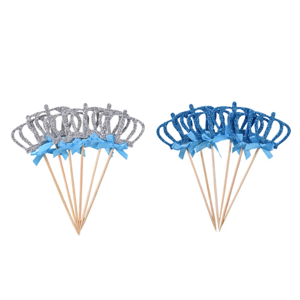 6 шт./партия Корона принцессы тема одежда для свадьбы дня рождения торт