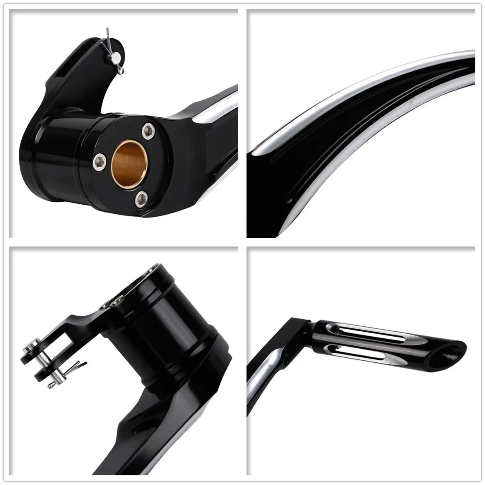 Черная педаль тормоза CNC для Harley Touring Electra Road Street Glide FLTR FLHX FLHR FLHTCUTG 2009-2013 Новинка |