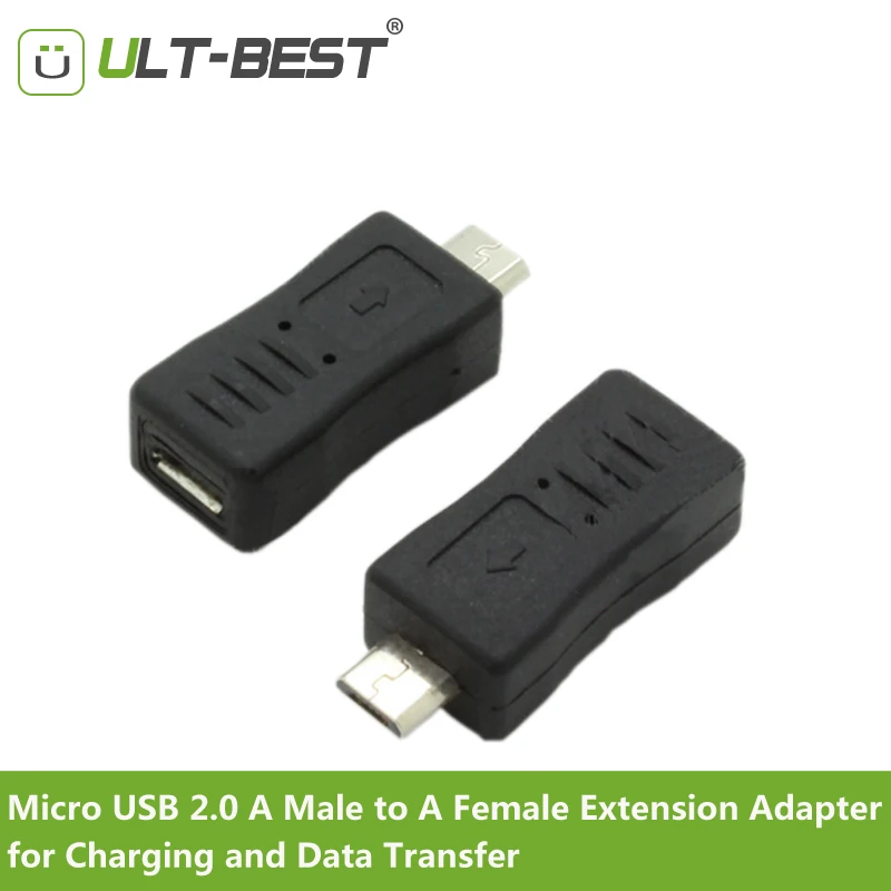 ULT Best микро USB2.0 5Pin Male к usb Female M/F адаптер синхронизация данных соединитель
