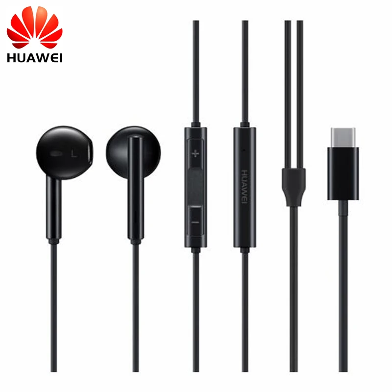 Оригинальные наушники Huawei CM33 USB Type-C с микрофоном наушники-вкладыши для