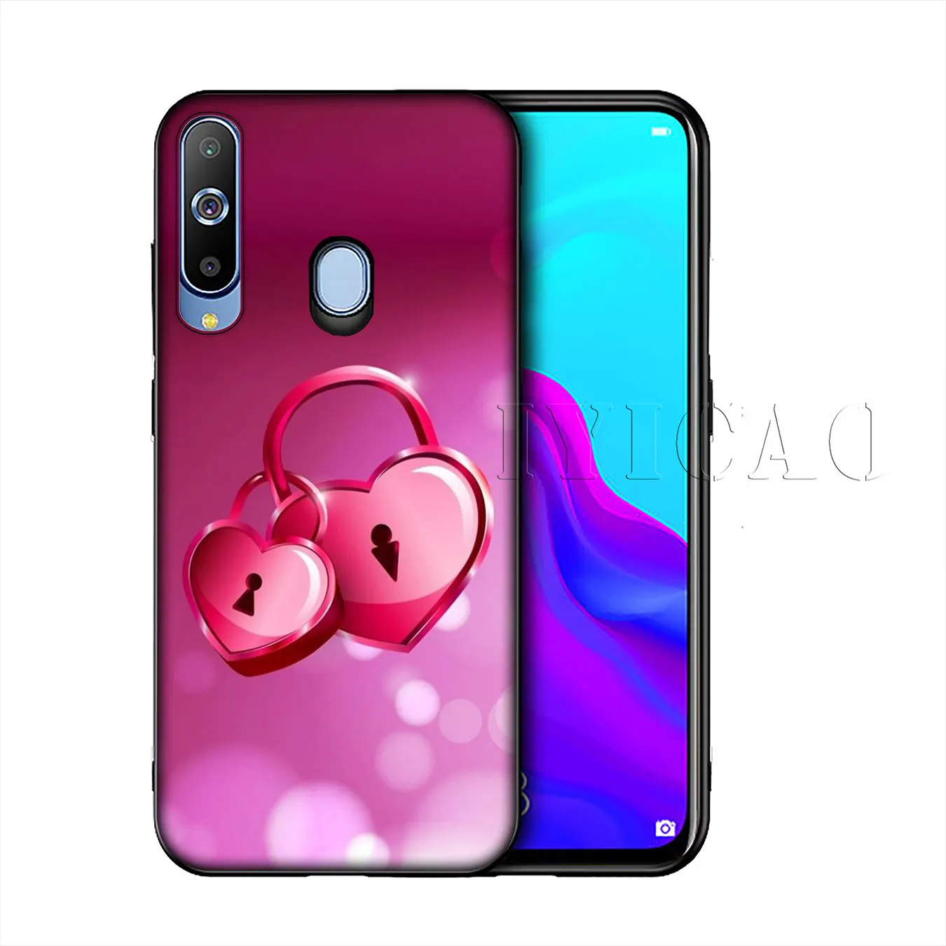 Iyicao любовь милый мягкий силиконовый чехол для samsung Galaxy A10 A30 A40 A50 A70 M10 M20 M30 крышка |