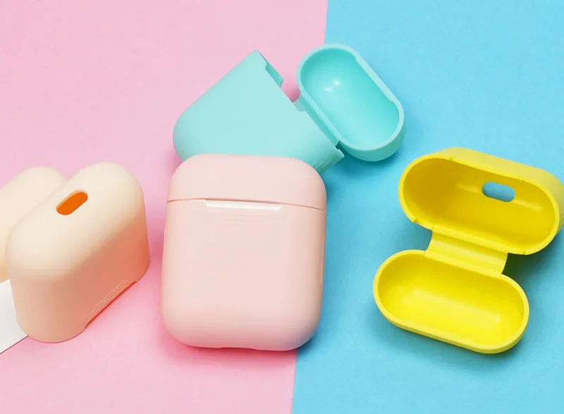 Противоударный мягкий силиконовый чехол для наушников для AirPods 1 2 защитный чехол для Apple IPhone Air Pods Earpods чехол ремень аксессуары