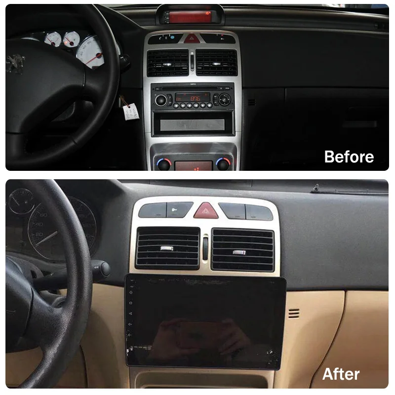 2G ram 32G rom Android 8,1 автомобильный dvd-плеер gps навигация Мультимедиа для peugeot 307 радио 2002-2013