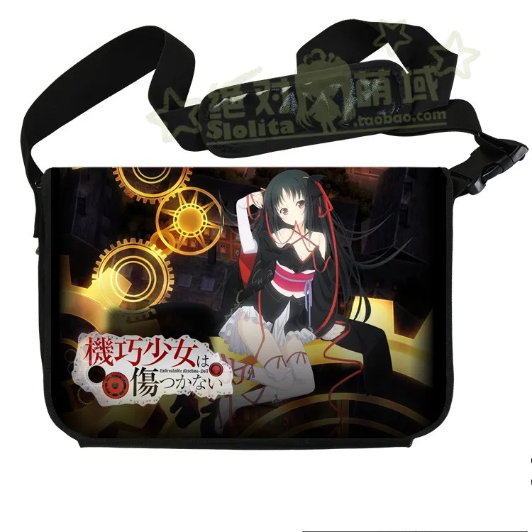 Akabane Raishin Yaya anime peripheral shoulder inclined bag Notebook light leather |